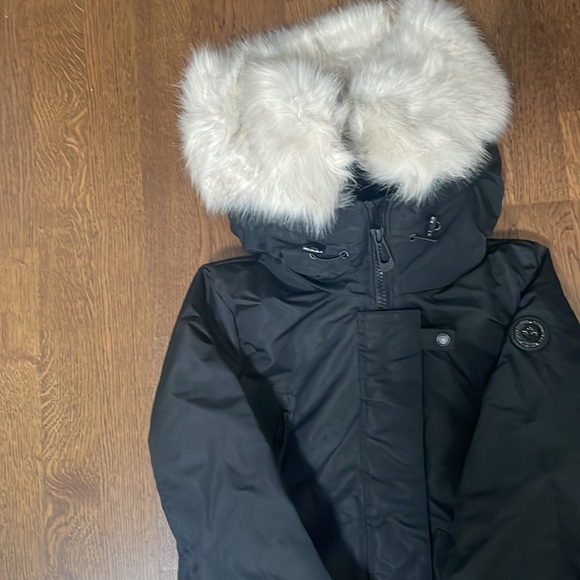 Noize Black Mid Length Parka - Picture 3 of 10